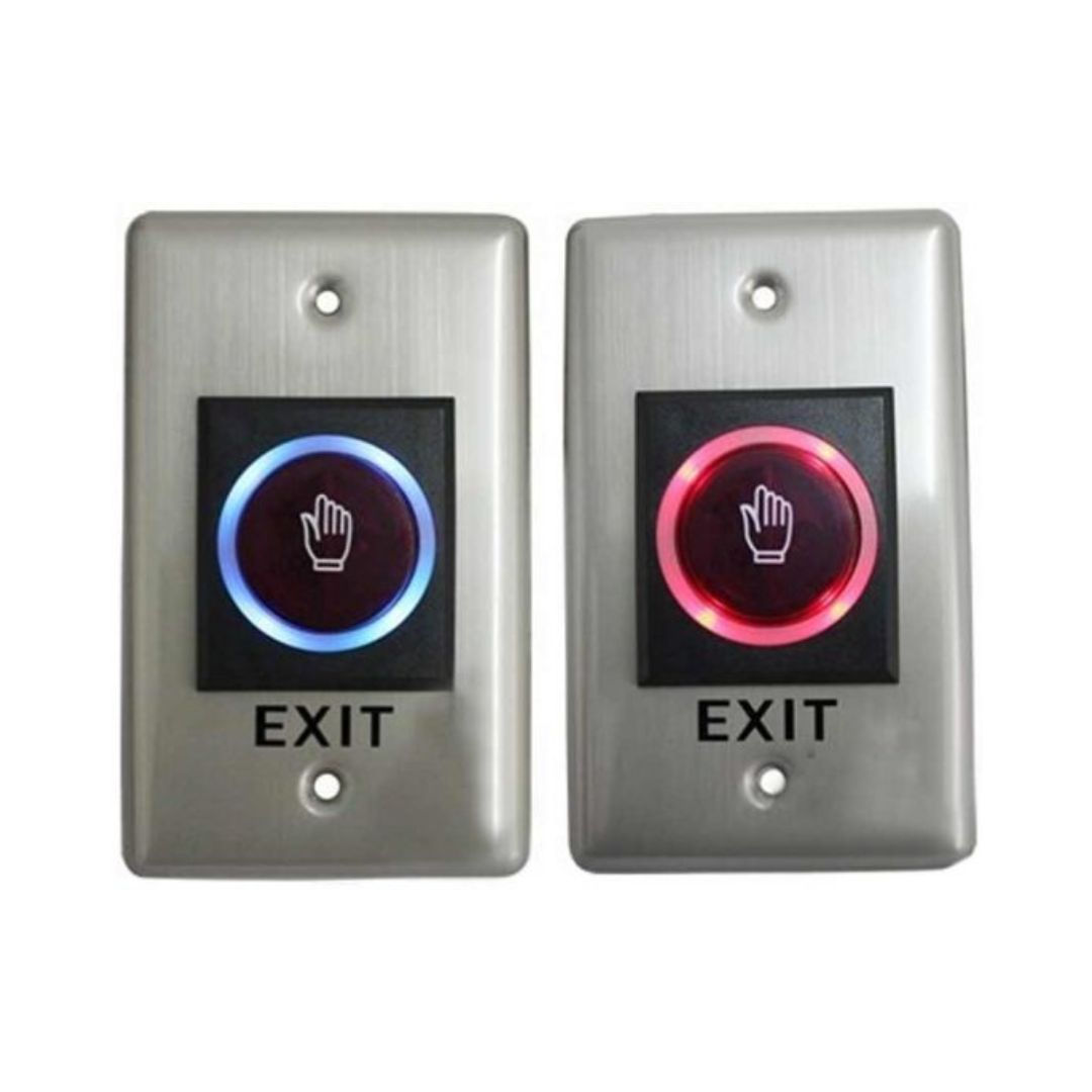 NO TOUCH TO EXIT WITH METAL CASING