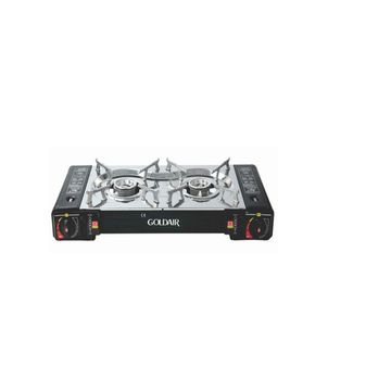 Goldair 2 Burner Portable Camping Gas Stove
