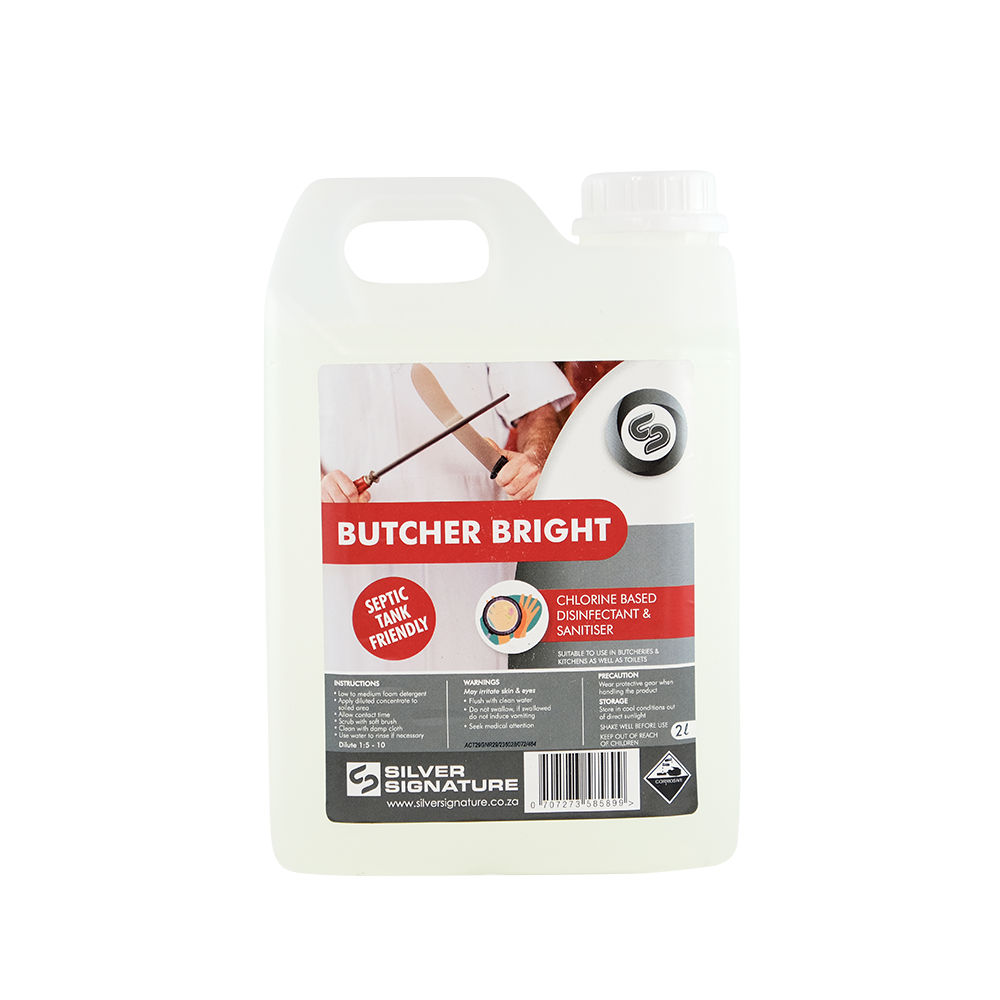 Butcher Bright 2lt (SC High Foam) - Septic Tank Friendly