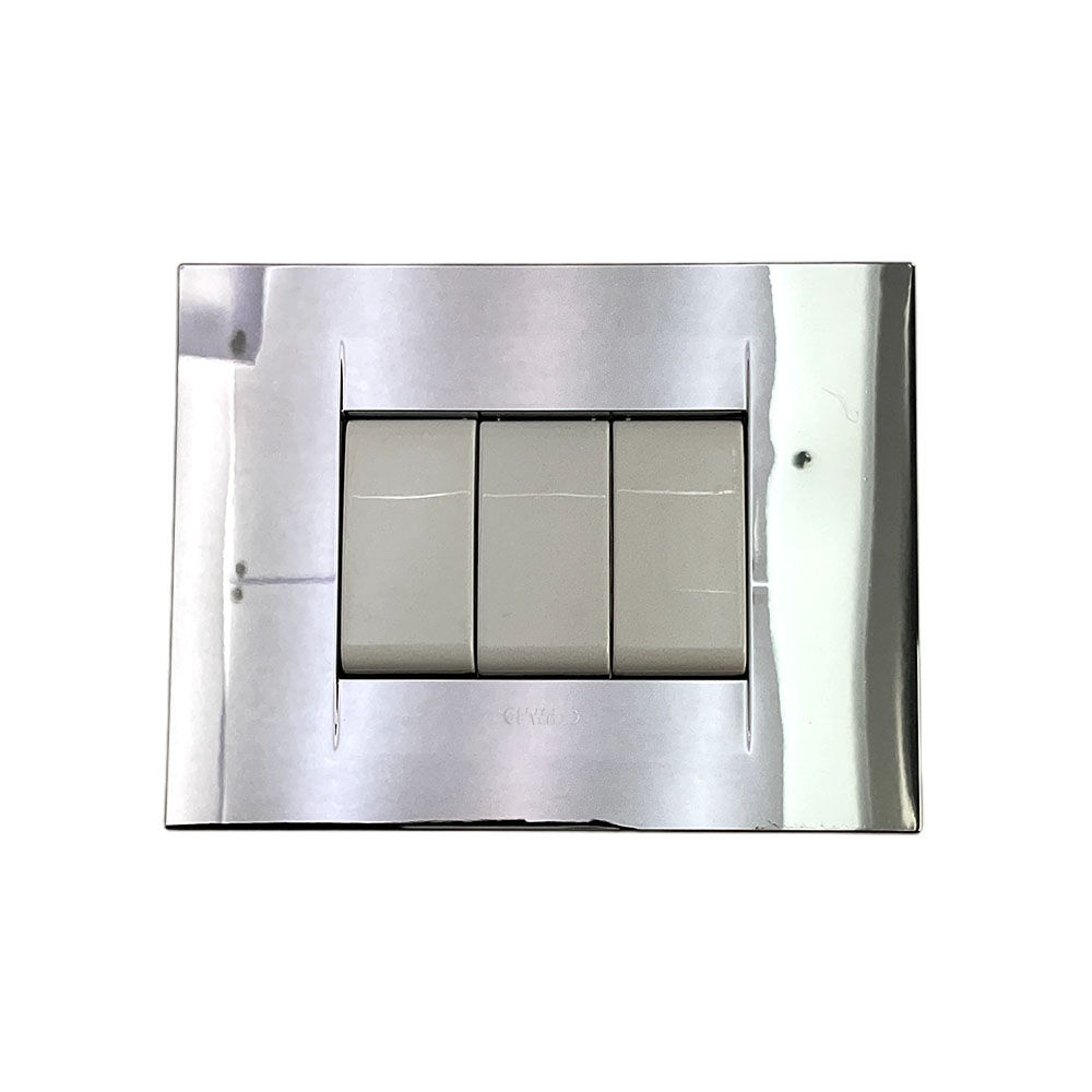 ACDC - Gewiss Chrome 16A Chorus GEO 3-Lever 1P