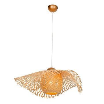 Cronus 450 Pendant Nature Woven Bamboo E27 1X60W