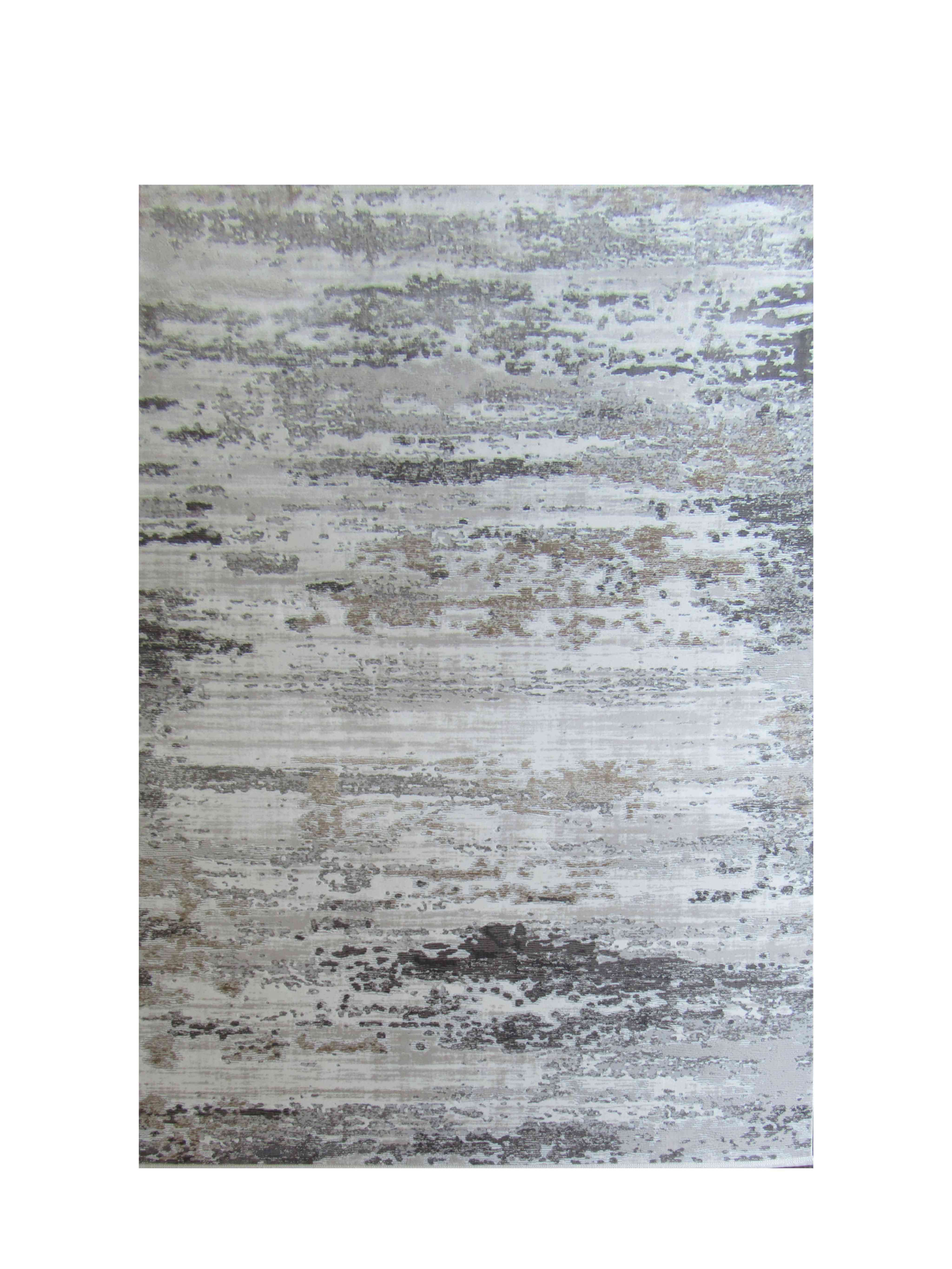 BK Carpets & Rugs – Modern Abstract Rug – Beige - Brown - White - 2m x 2.9m