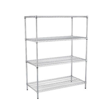 Floor standing chrome shelving, 4 tier - 1800mm - SMARTCHEF