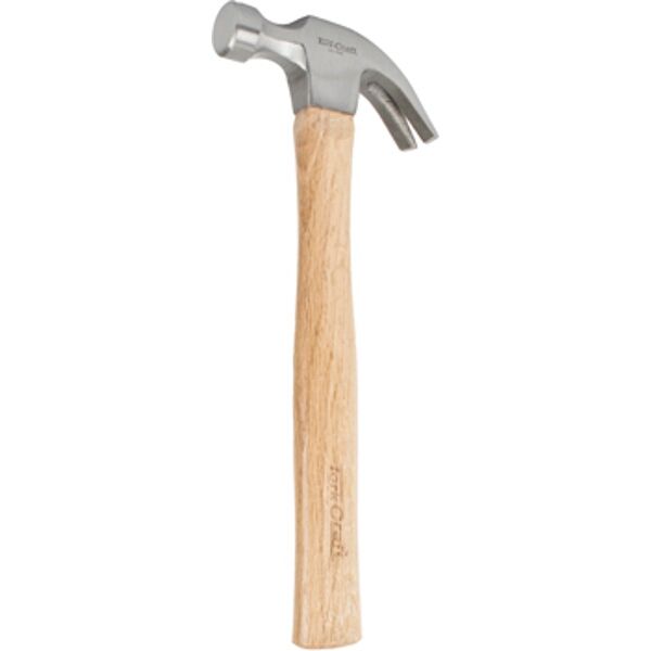 Hammer Claw 450G (16Oz) Wooden Handle 280Mm & Full Pol Head