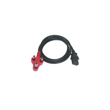 Unique Standard Single Head Power Cable 1.8M - Computer Power Cable With 3-Prong Plug & Kettle Plug Connection, 1.8M Cable Length, Oem