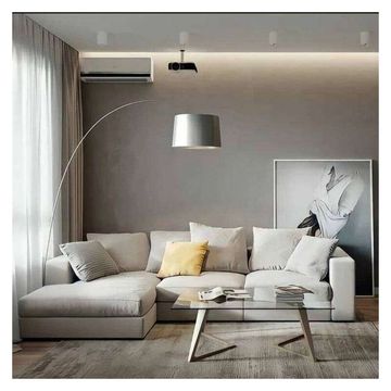 Arlene L Shape Sofa -Dark Grey -Linen