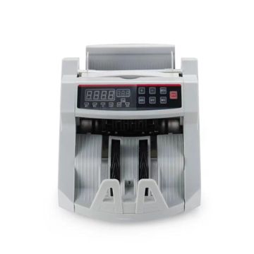 Money counter with counterfeit detection