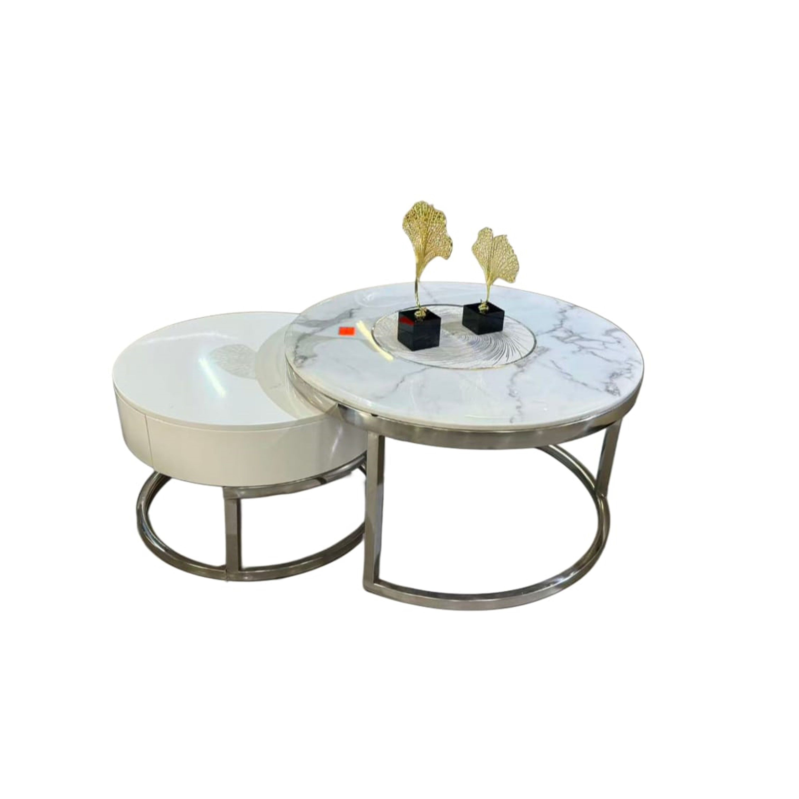 Nested 2 pc Set Silver Frame