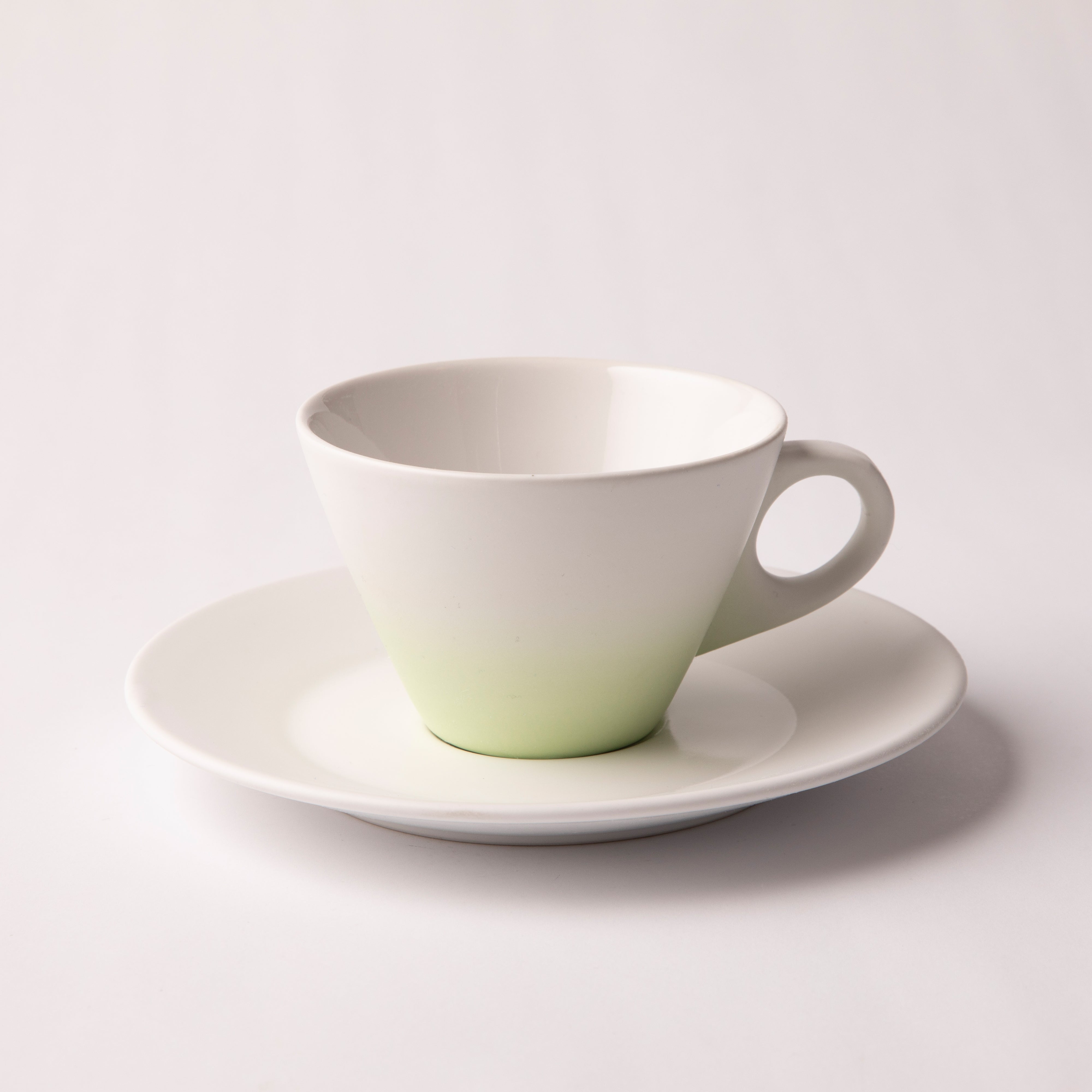 Designers Guild - Lime Cup & Saucer Set of 4