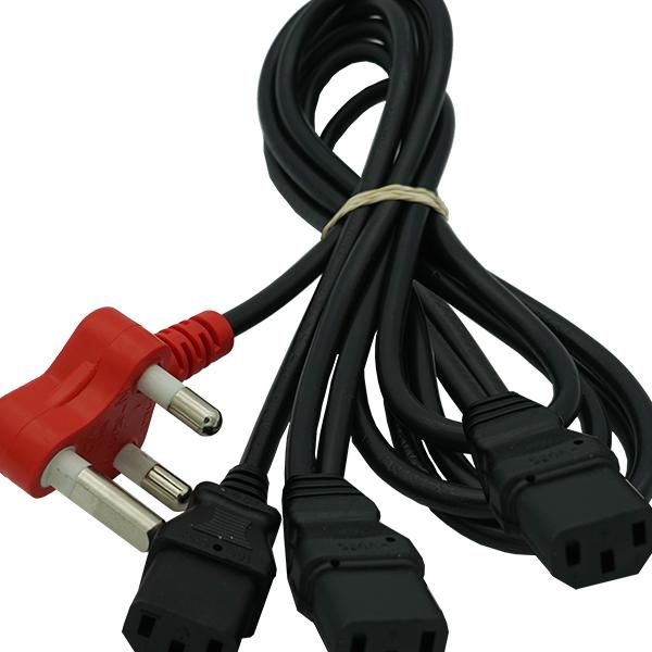 Locally Sourced Dedicated 3 Way Iec Power Cable