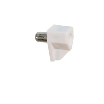 Shelf Support, Pin, White, 50 Pieces (4 pack) BY WOODLY