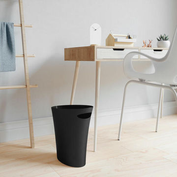 Dustbin Skinny Black 7.5L Umbra