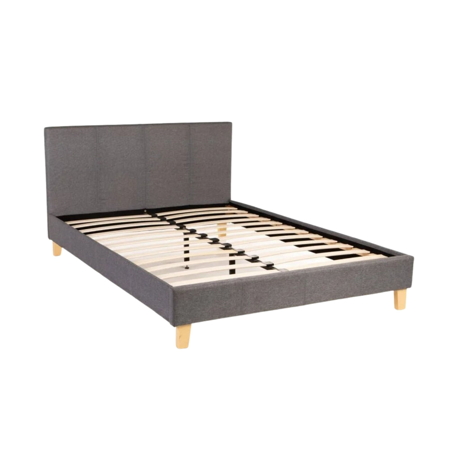 Double Fabric Bed with Sturdy Frame