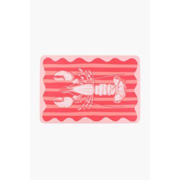 Printed Lobster Kitchen Mat – Red Earth PVC Floor Mat (4060 cm)