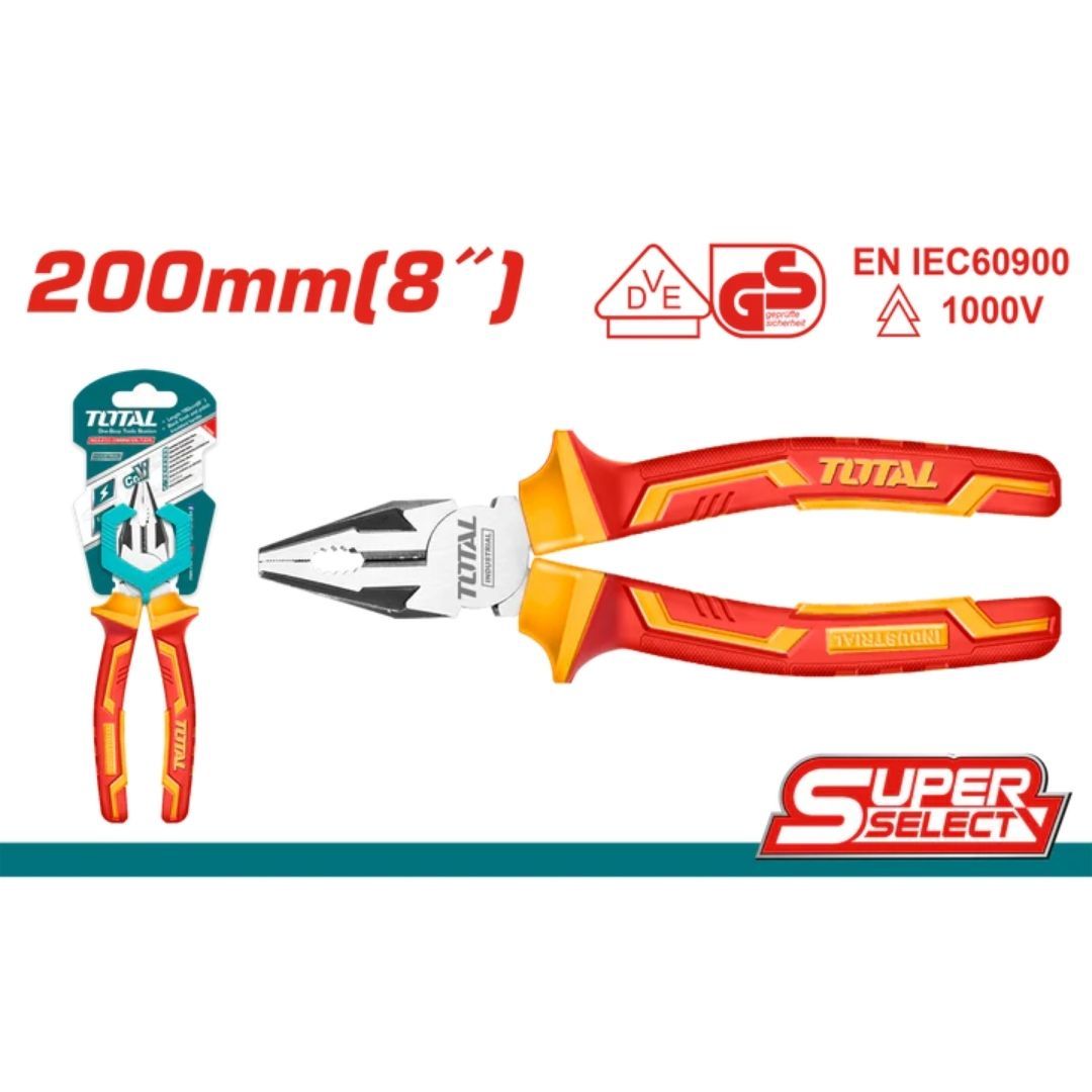 Total Insulated Combination Pliers 8