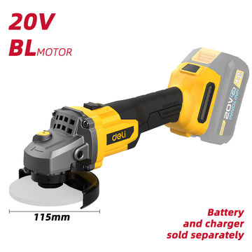 Deli Lithium-ion Angle Grinder 20V Cordless