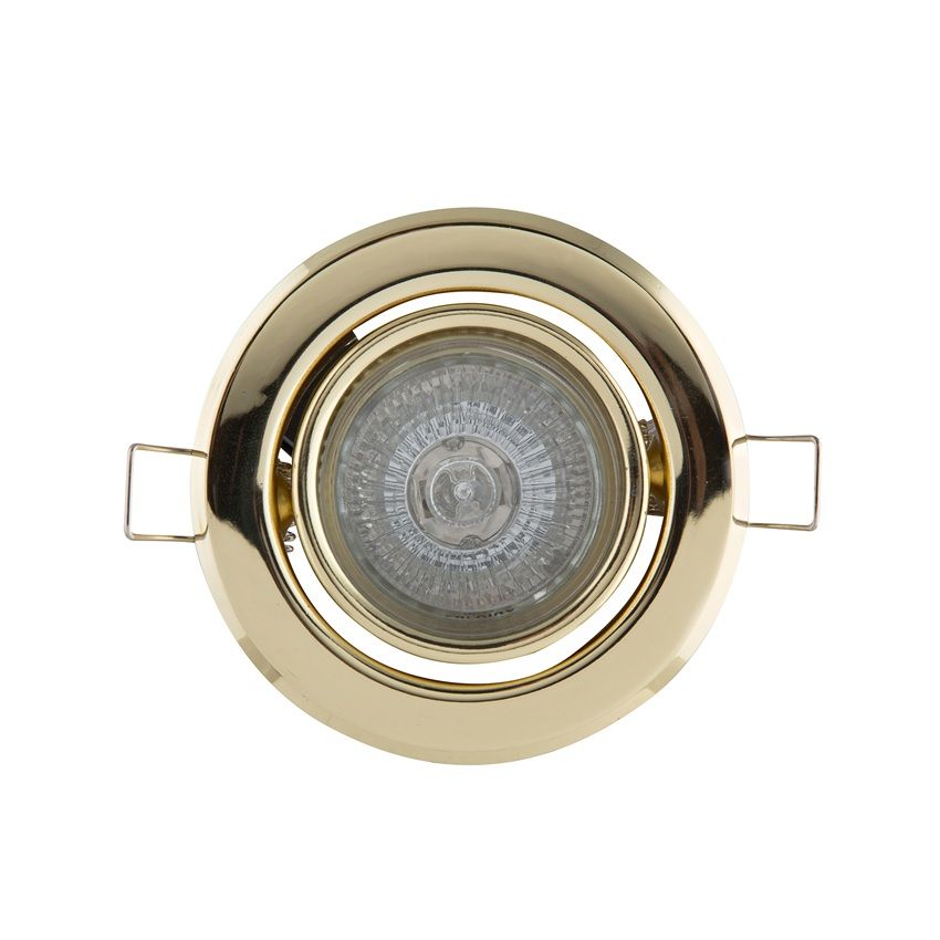 Downlight Gu10 Par16 50W 220V P/Brass (Pp) - 3 Pack