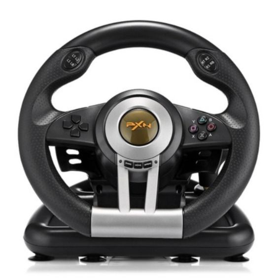 Gaming Steering Wheel with Pedal - GG-V3 Pro for PS4, PS3, Xbox One & PC