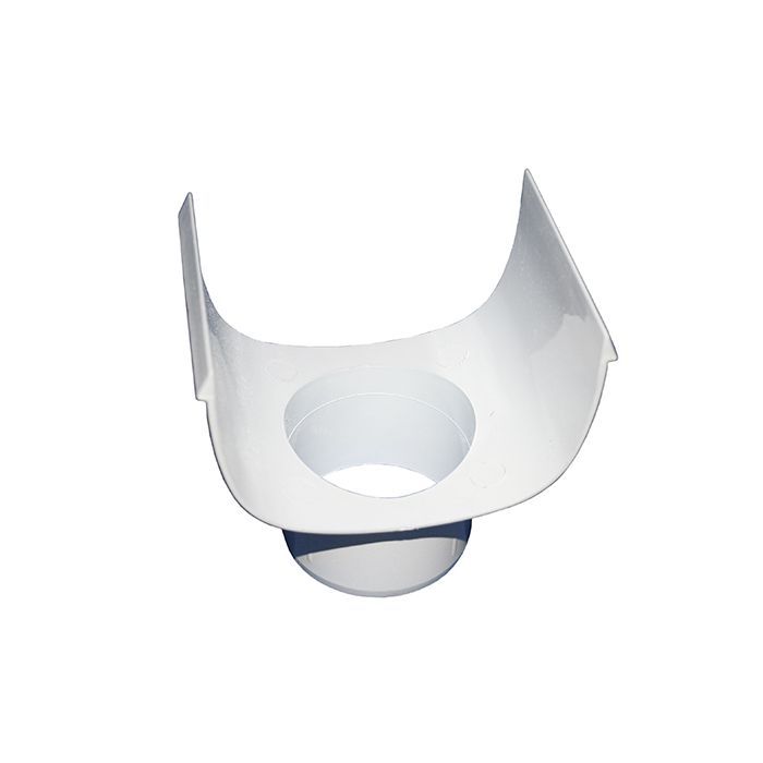 Agrinet Pvc D-Shape Gutter Round Outlet - Pack of 2
