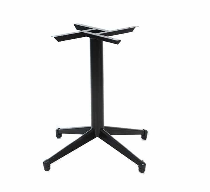 Vividitto - Werzalit Square Cafe Table Top 60cm - Black