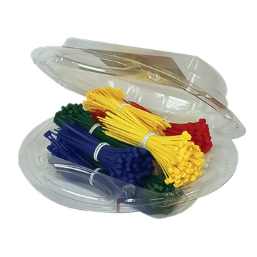 1200 Piece Multi-Colour Cable Tie Pack