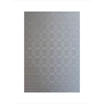 BK Carpets & Rugs –  Outdoor  Modern Rug – Grey  & White Diamond - 2m x 2,9m