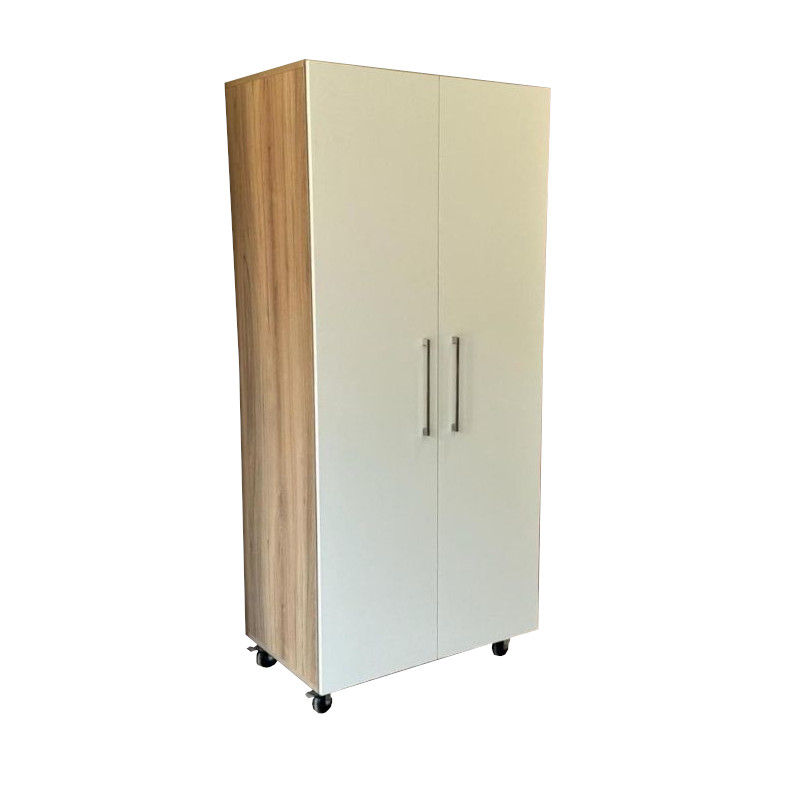 Prato Portable Wardrobe -Sahara & White