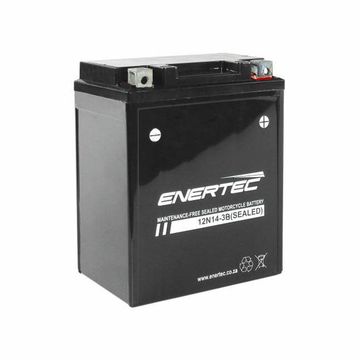 Enertec 12N14-3B 12V 14Ah AGM Motorcycle Battery