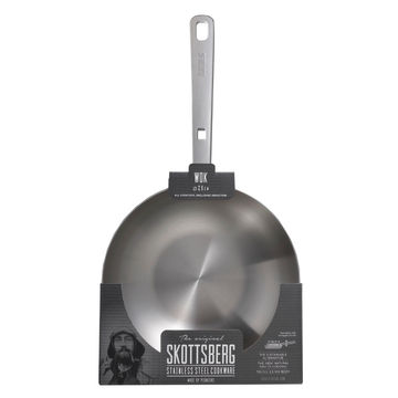 Skottsberg Stainless Steel wok 28cm
