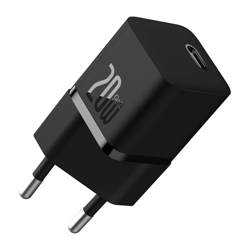 Baseus GaN5 Series Fast Charger Mini PD 20W - Black