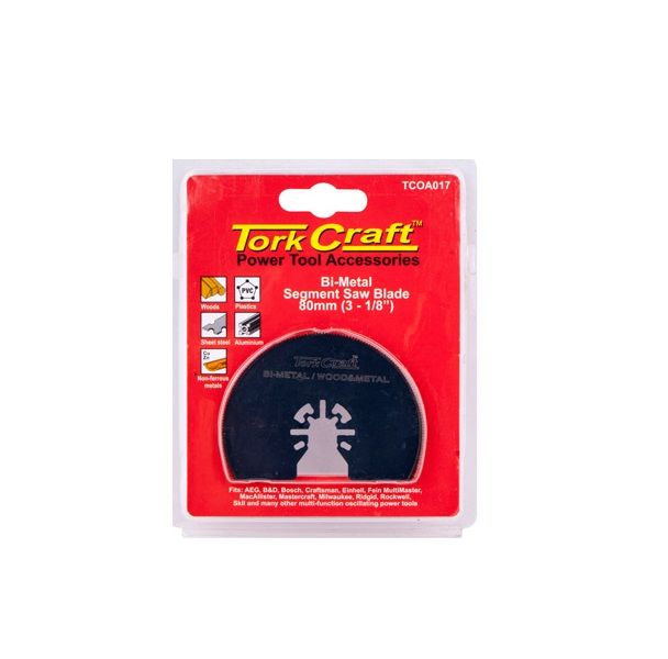 Tork Craft - Quick Change Segment Saw Blade 80mm(3-1/8") - 3 Pack