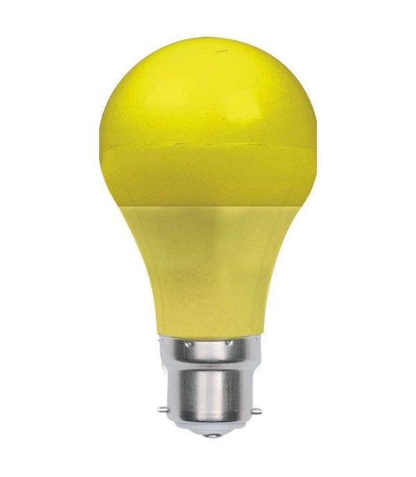 230V Yellow B22 LED Bulb 110Lx60Dia 3W
