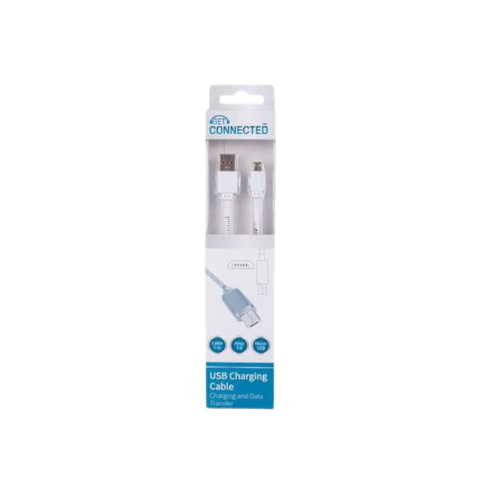 USB Cable Charger with Micro USB Connection - 1 Meter