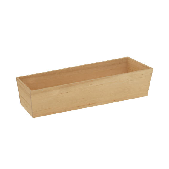 Kitchen Acacia Wood Box For Splashback Rail Or Drawer 30 X 10X 6.7Cm