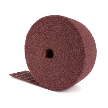 Scouring Hand Pad Roll 140mm x10m Maroon