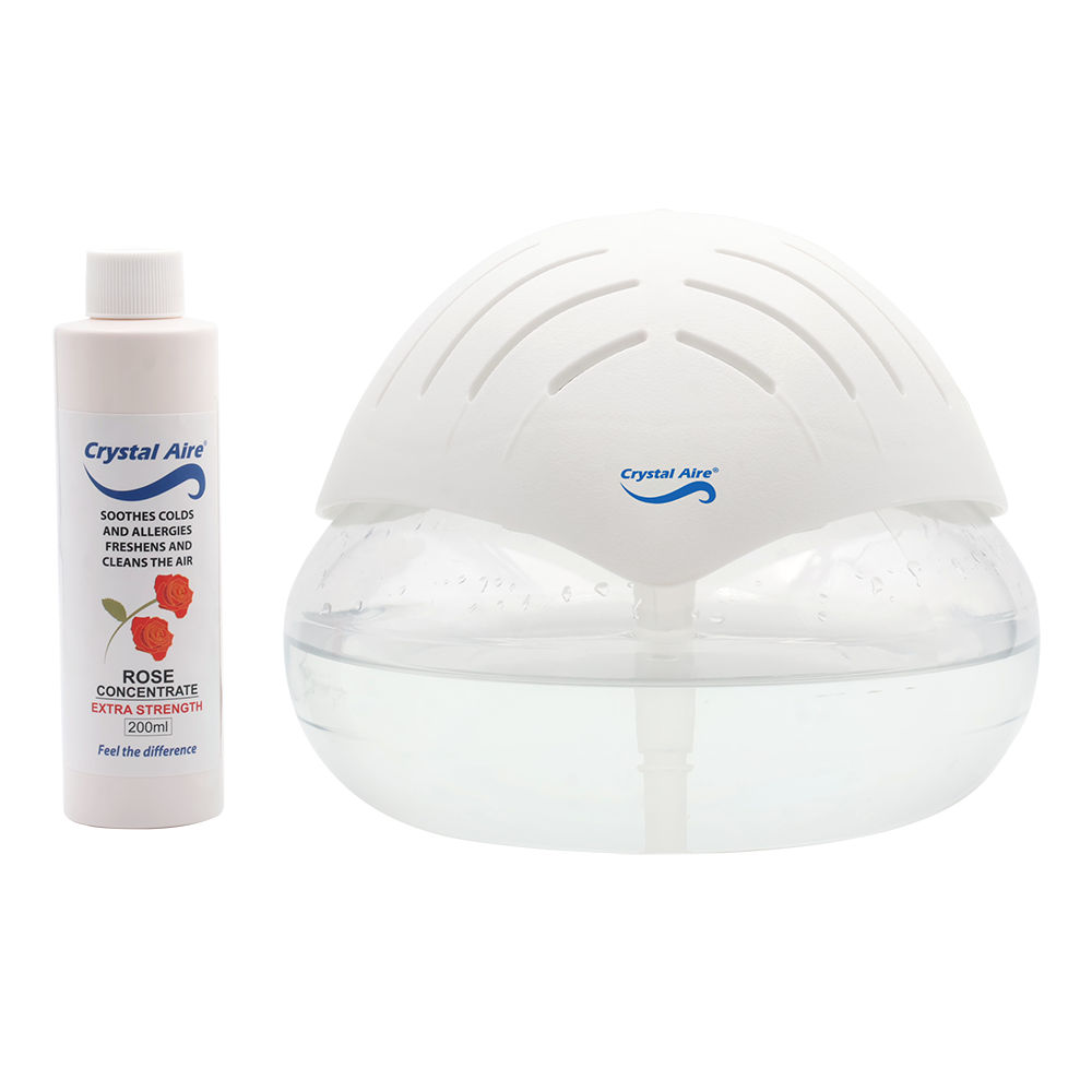 Crystal Aire LED Ionizer Air Purifier with 200ml Rose Concentrate LEROY MERLIN South Africa