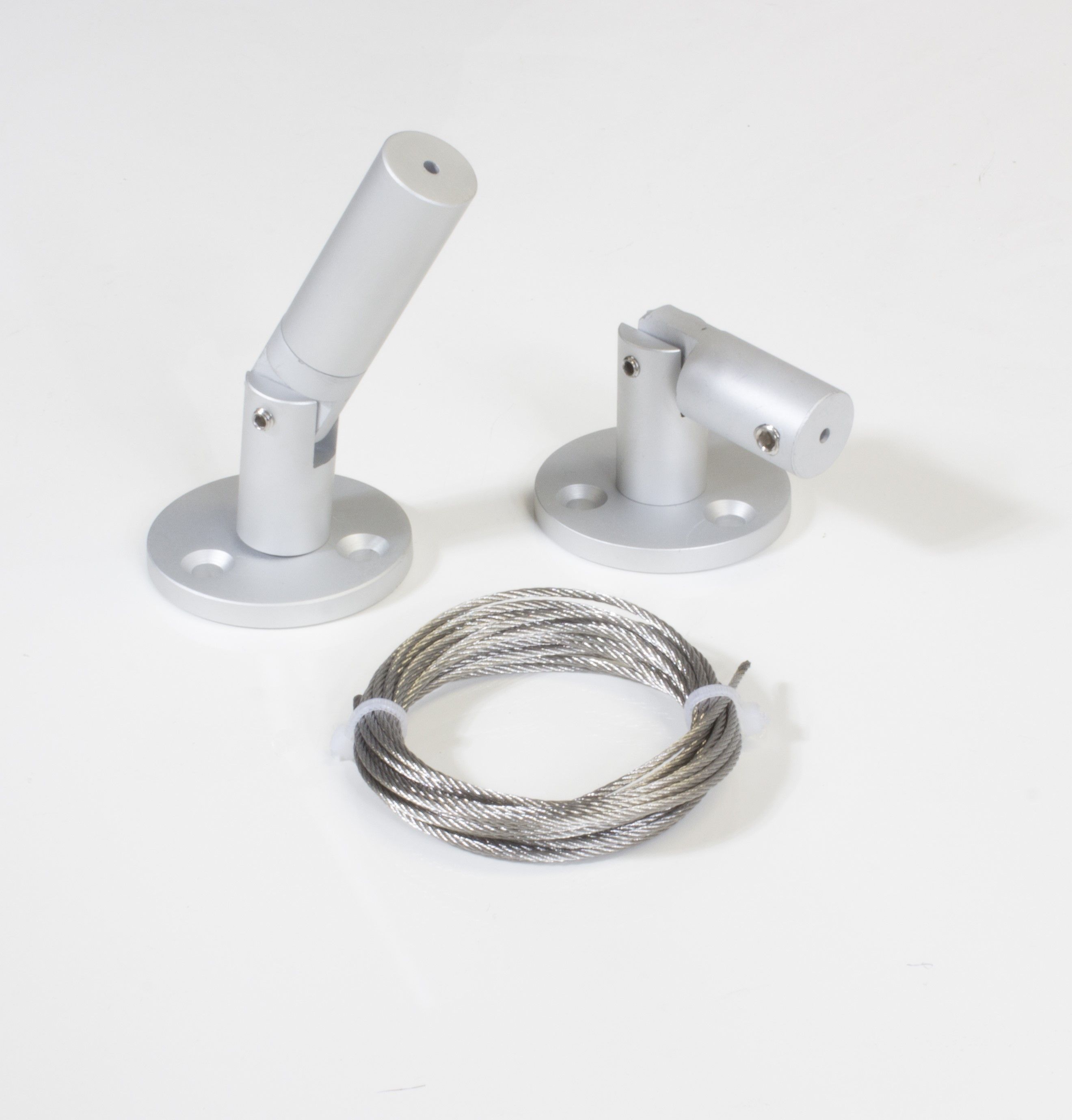 Aluminium Cable Wall Fixture Set