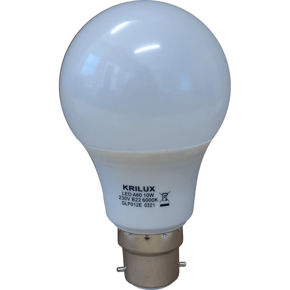 LED A60 10w B22 6000k (daylight) Globe
