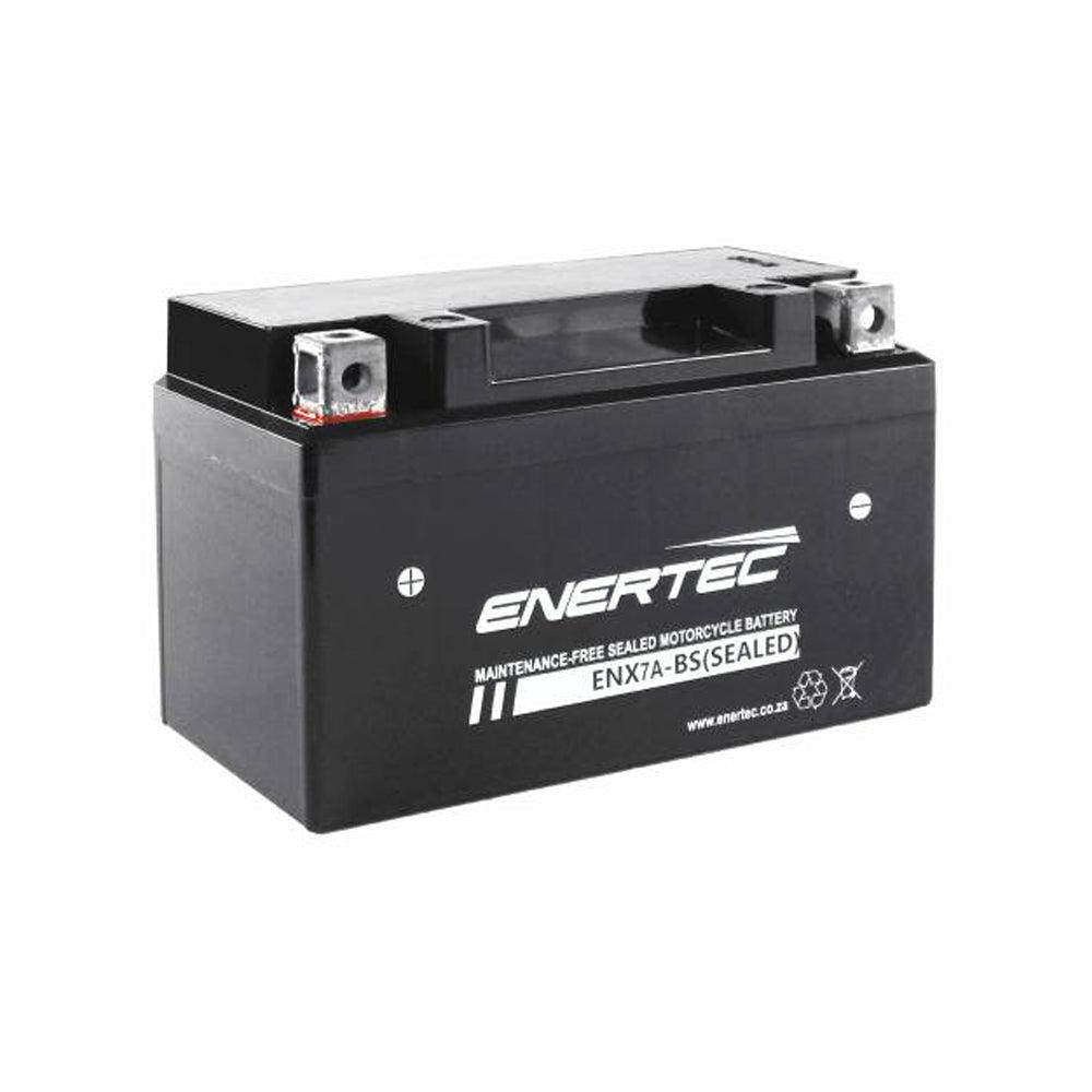 Enertec YTX7A-BS 12V 6Ah AGM Motorcycle Battery
