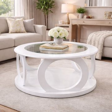 EFURN- GBL Coffee Table (White)