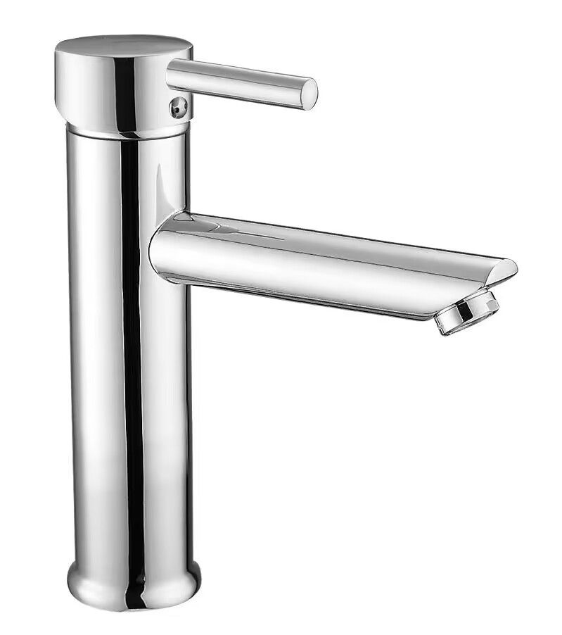 S/STEEL BASIN MIXER - CHROME - 115