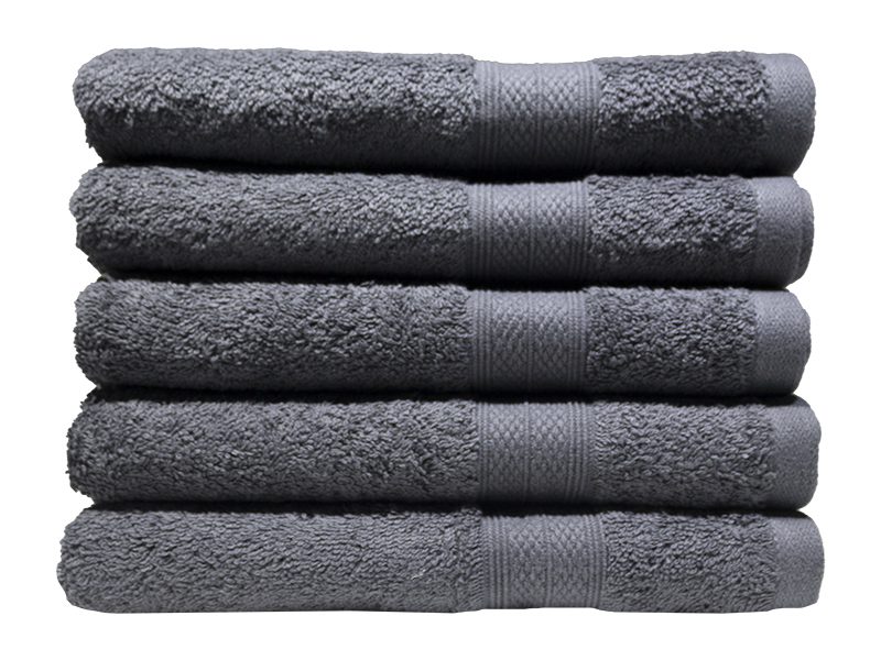 Plush 450GSM 50x90cms Hand Towels-05 Pc Pack-Castle Rock