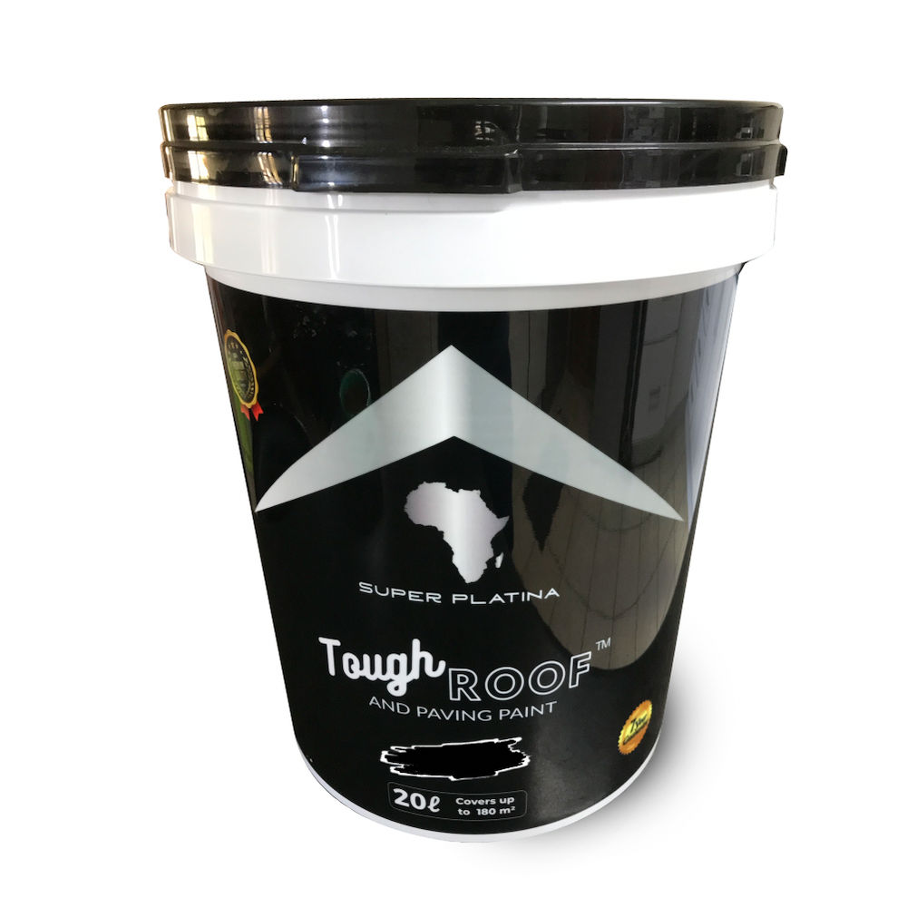 Super Platina - 20L Super Platina Tough Roof and Paving Paint - Black