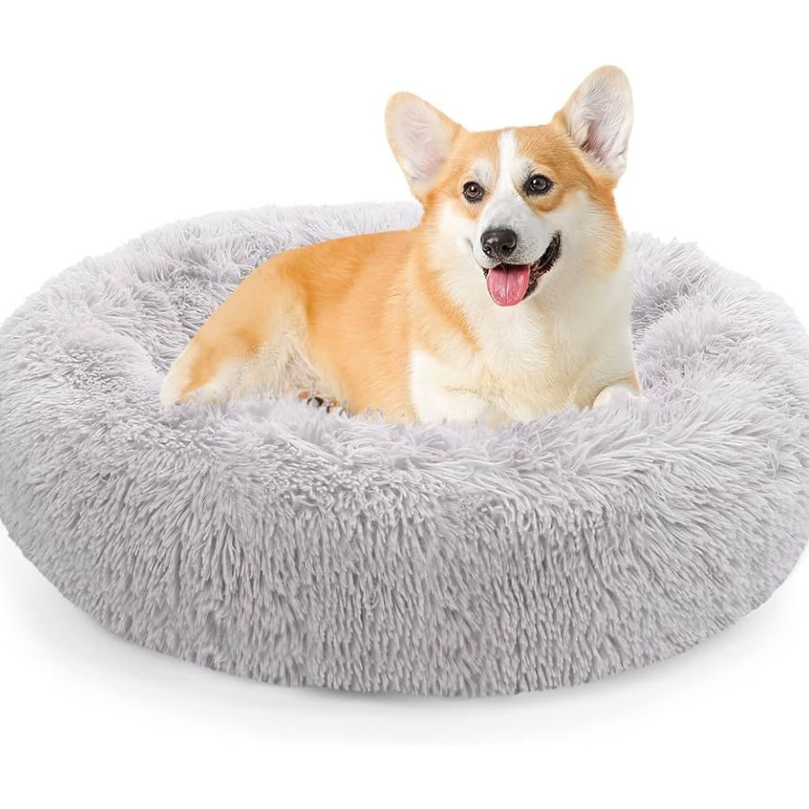 Doughnut fluffy Dog bed