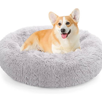 Doughnut fluffy Dog bed