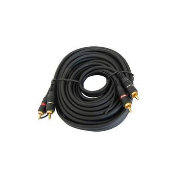 Geeko 2 X RCA Male to Male Audio Cable With Ground