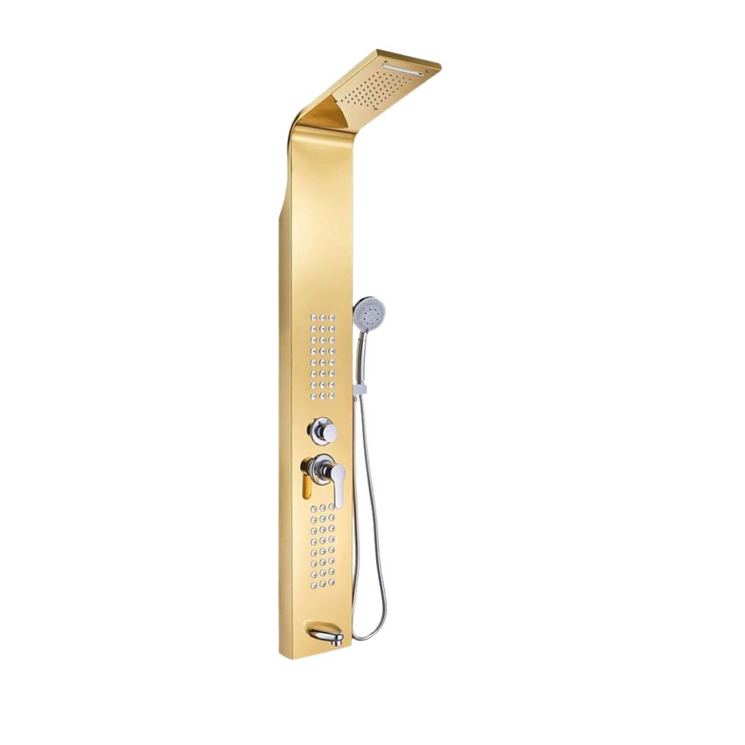 SHOWER PANEL CURV - 1400X200M GOLD