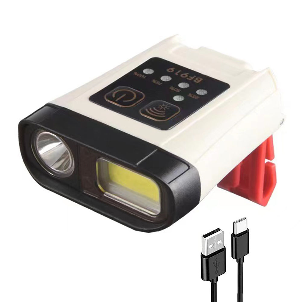 Rechargeable Multifunctional Sensor LED COB Headlamp