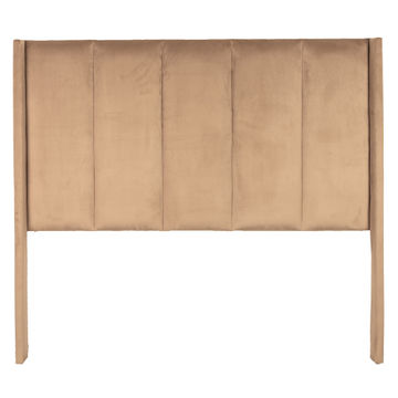 Ava Headboard - Beige Velvet - King