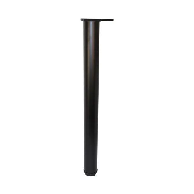Kitchen Leg, H870mm x 76mm, Matt Black (4 Pack) BY WOODLY